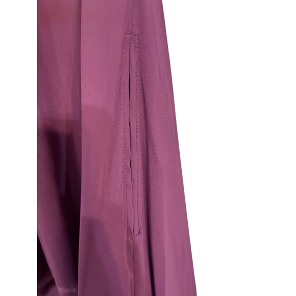 Birdy Gray NWT Jane Convertible Dress Size XS Chiffon Rosewood Lined Pockets - Picture 8 of 9